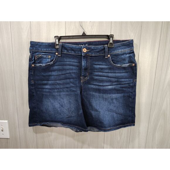 Edgely High Rise Denim Shorts Size 18W Jorts 90s Y2K - Picture 1 of 9
